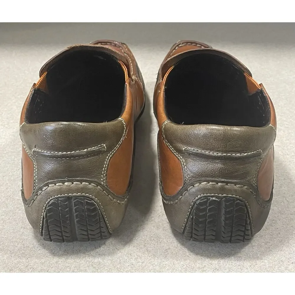 Cole Haan Shoes Mens Size 10 Brown Leather Slip On Casual Comfort Loafers